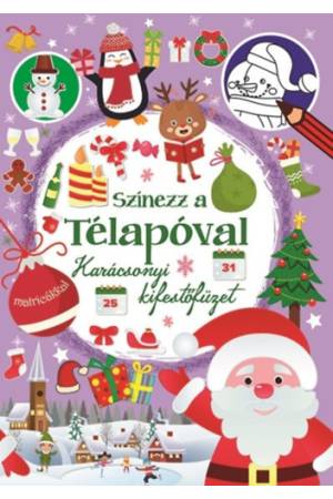 Színezz a Télapóval -