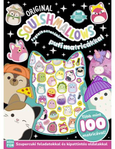 Original Squishmallows -  Foglalkoztatókönyv pufi matricákkal