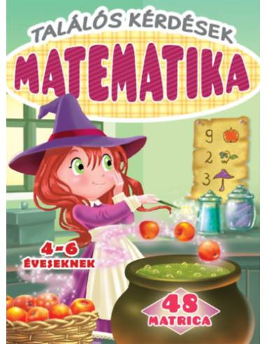 Találós kérdések - Matematika - 4-6 éveseknek - 48 matrica