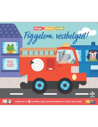 Figyelem, vészhelyzet! - Fedezd fel az 5 járműben rejlő puzzle-darabokat és illeszd össze őket!