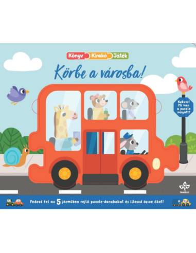 Körbe a városba! - Fedezd fel az 5 járműben rejlő puzzle-darabokat és illeszd össze őket!