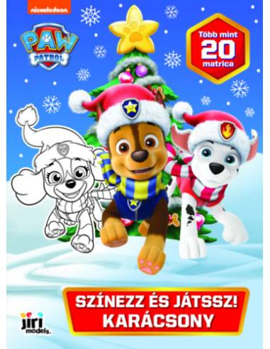 Mancs Őrjárat - Karácsony - Színezz és játssz!
