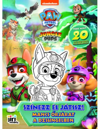 Mancs Őrjárat - A dzsungelben - Színezz és játssz!