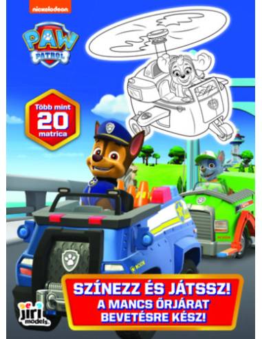 A Mancs Őrjárat bevetésre kész! - Színezz és játssz!