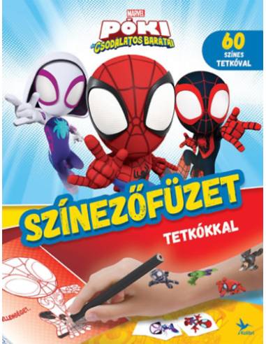 Színezőfüzet tetkókkal - Póki és csodálatos barátai