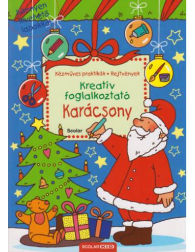 Kreatív foglalkoztató - Karácsony - Kézműves praktikák, rejtvények