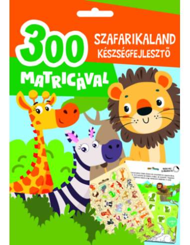 Szafarikaland készségfejlesztő - 300 matricával