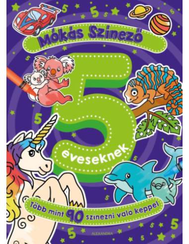 Mókás színező 5 éveseknek