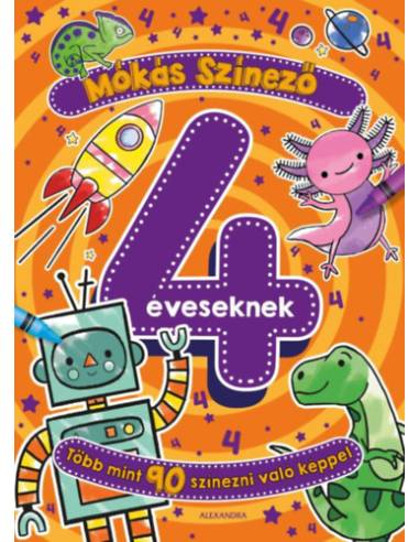 Mókás színező 4 éveseknek