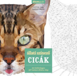 Állati színező - Cicák - 60 különleges 3D hatású állatos kép - Cetin Can Karaduman