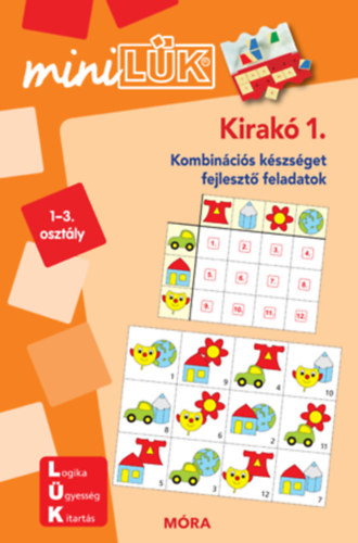 Kirakó 1. 1-3. osztály - LDI603 - Kombinációs készséget fejlesztő feladatok - MiniLÜK -