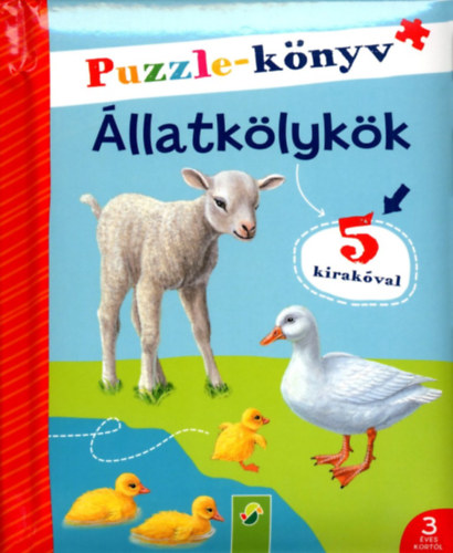 Puzzle-könyv: Állatkölykök -