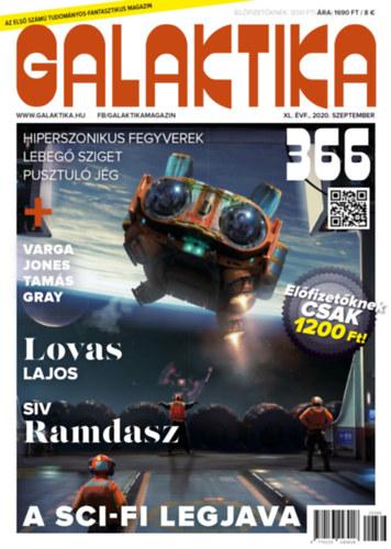 Galaktika Magazin 366. szám - 2020. szeptember -