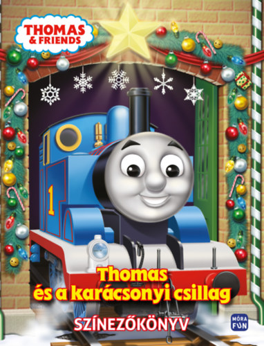 Thomas és a karácsonyi csillag - Színezőkönyv -