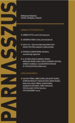 Parnasszus költészeti folyóirat - 2022/5 -