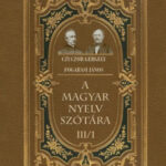 A magyar nyelv szótára III/1 - Fogarasi János